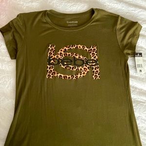 Bebe women’s scoop neck shirt